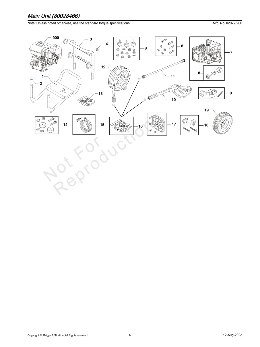 BRIGGS AND STRATTON, 020725-00, IPL.4